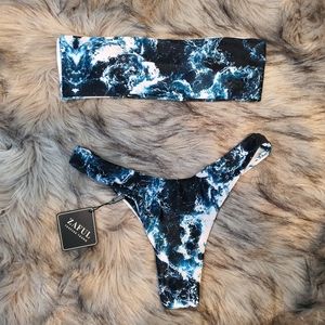 ZAFUL Bandeau two piece Bikini (NWT)